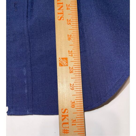 Vintage USAF Creighton Shirt Mens 15.5/33 Wool Blend Long Sleeve Made In USA - Picture 6 of 8